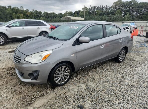 ML32F3FJ2JHF04860 2018 MITSUBISHI MIRAGE Gray Առջևի ձախ երեք քառորդ տեսարան