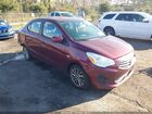 2019 Mitsubishi Mirage G4 Es Burgundy vin: ML32F3FJ2KHF06089