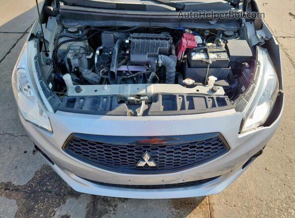 ML32F3FJ4LHF08637 2020 MITSUBISHI MIRAGE Серебряный Вид задней части салона