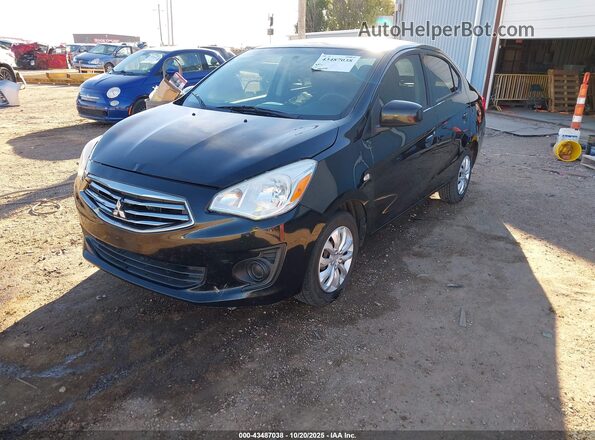 ML32F3FJ6JHF10385 2018 MITSUBISHI MIRAGE G4 Черный Передняя левая четверть