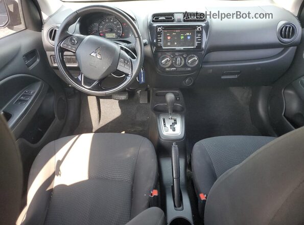 ML32F3FJ8JHF15846 2018 MITSUBISHI MIRAGE Черный Вид панели приборов