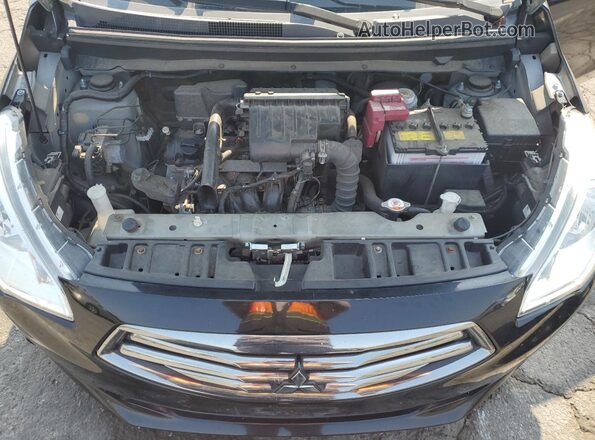 ML32F3FJ8JHF15846 2018 MITSUBISHI MIRAGE Черный Вид задней части салона