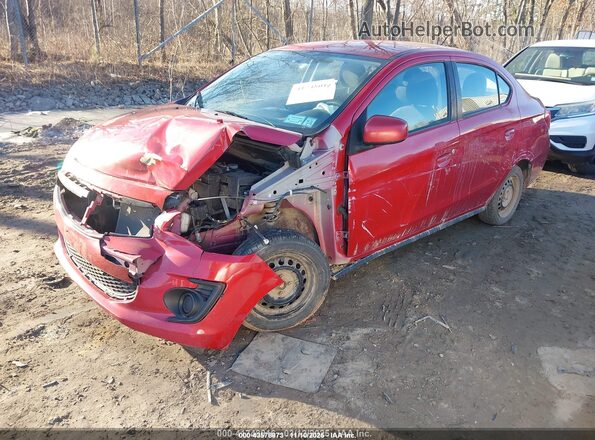 ML32F3FJ8LHF07801 2020 MITSUBISHI MIRAGE G4 Red Vista tres cuartos delantera izquierda