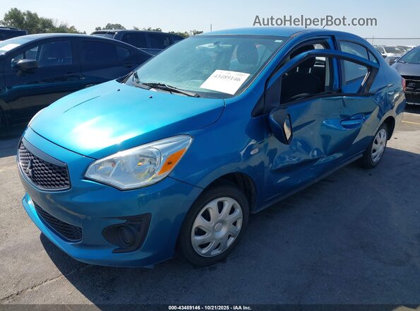 ML32F3FJXLHF06519 2020 MITSUBISHI MIRAGE G4 Синий Передняя левая четверть