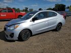 2020 Mitsubishi Mirage G4 Se Silver vin: ML32F4FJ0LHF12626