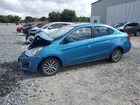2020 Mitsubishi Mirage G4 Se Blue vin: ML32F4FJ1LHF03272