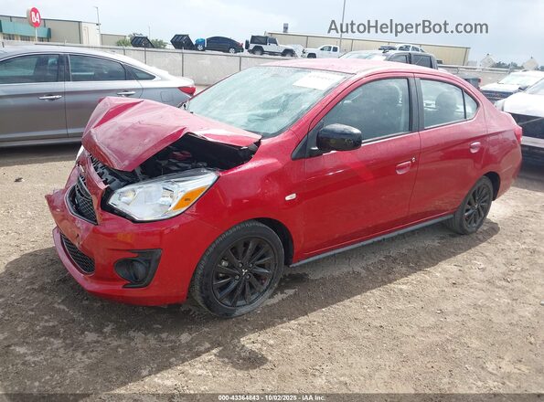 ML32F4FJ4LHF10832 2020 MITSUBISHI MIRAGE G4 Red Առջևի ձախ երեք քառորդ տեսարան