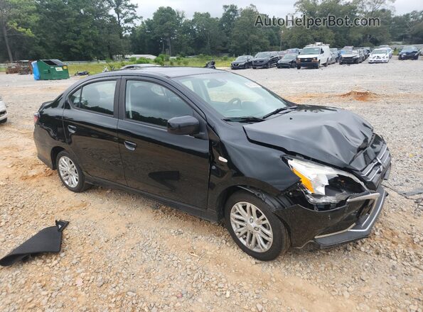 ML32FUFJ4MHF04787 2021 MITSUBISHI MIRAGE Черный Передняя правая четверть