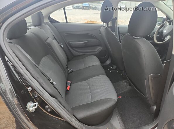 ML32FUFJ4MHF04787 2021 MITSUBISHI MIRAGE Черный Вид задних сидений