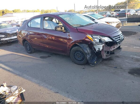 ML32FUFJ9MHF03246 2021 MITSUBISHI MIRAGE G4 Бордовый Передняя правая четверть