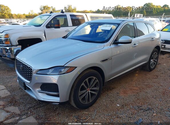 SADCJ2EXXNA691071 2022 JAGUAR F-PACE Серебряный Передняя левая четверть