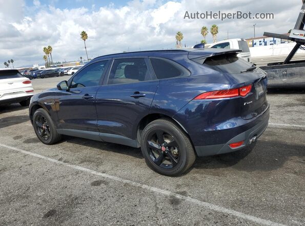SADCJ2FN5JA242310 2018 JAGUAR F-PACE Blue Trasero izquierdo