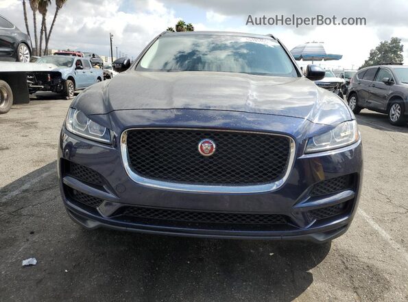 SADCJ2FN5JA242310 2018 JAGUAR F-PACE Blue Vista frontal