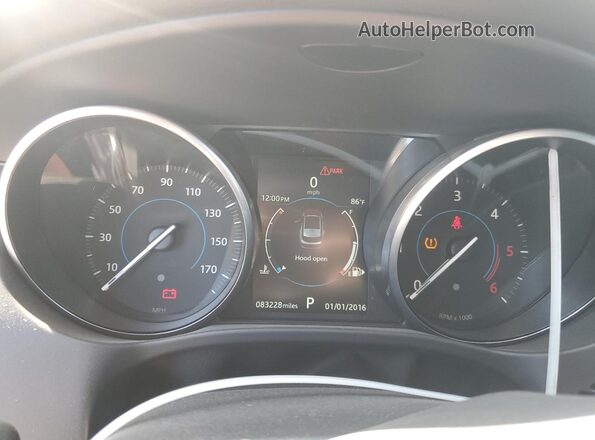 SADCJ2FN6JA260721 2018 JAGUAR F-PACE Белый Вид щитка приборов