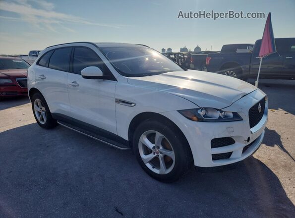 SADCJ2FNXJA297870 2018 JAGUAR F-PACE White Delantero derecho