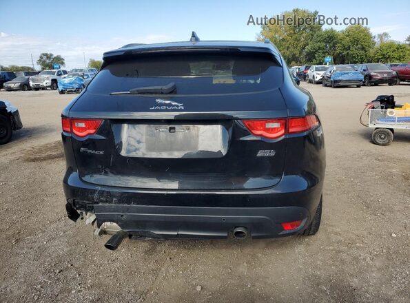 SADCJ2FX2JA264816 2018 JAGUAR F-PACE Черный Вид сзади