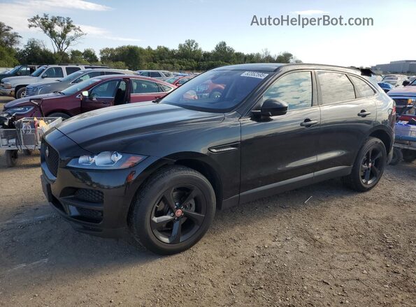 SADCJ2FX2JA264816 2018 JAGUAR F-PACE Черный Передняя левая четверть