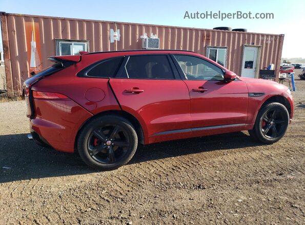 SADCM2FV1JA289714 2018 JAGUAR F-PACE Red Trasero derecho