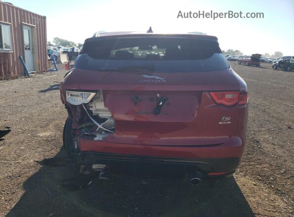 SADCM2FV1JA289714 2018 JAGUAR F-PACE Red Vista trasera