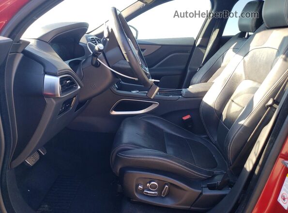 SADCM2FV1JA289714 2018 JAGUAR F-PACE Red Vista interior delantera