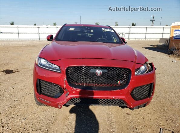 SADCM2FV1JA289714 2018 JAGUAR F-PACE Red Vista frontal