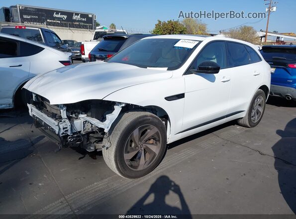 SADCT2EX7RA724950 2024 JAGUAR F-PACE White Передня ліва чверть