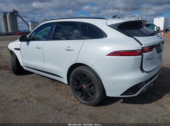 SADCT2FU5MA667712 2021 JAGUAR F-PACE White Задня ліва чверть