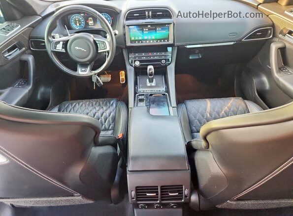 SADCZ2EE5LA638749 2020 JAGUAR F-PACE Blue Widok deski rozdzielczej
