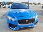 2020 Jaguar F-pace Svr Blue vin: SADCZ2EE5LA638749