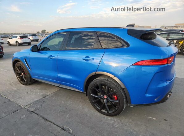 SADCZ2EE5LA638749 2020 JAGUAR F-PACE Blue Tył lewy