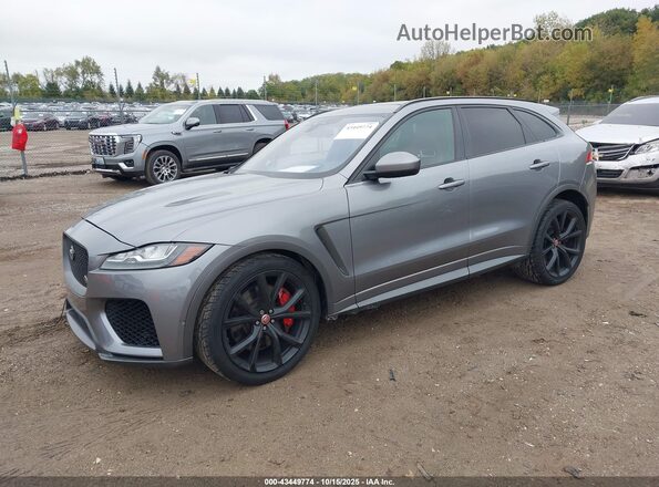 SADCZ2EE7LA629941 2020 JAGUAR F-PACE Gray Vista tres cuartos delantera izquierda