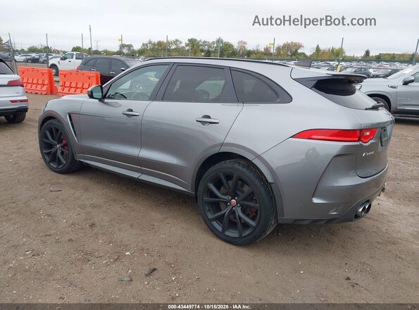 SADCZ2EE7LA629941 2020 JAGUAR F-PACE Gray Trasero izquierdo