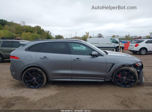 SADCZ2EE7LA629941 2020 JAGUAR F-PACE Gray Vista interior trasera