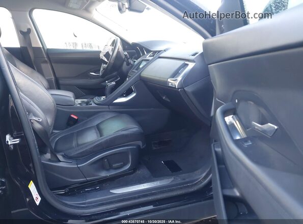 SADFJ2FX6K1Z42532 2019 JAGUAR E-PACE Black Widok wnętrza z przodu