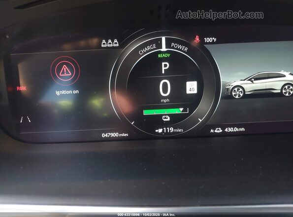 SADHC2S13L1F80538 2020 JAGUAR I-PACE Silver Widok tylnych siedzeń