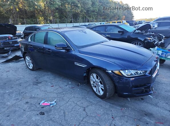 SAJAD4BG5HA966944 2017 JAGUAR XF Синий Передняя правая четверть