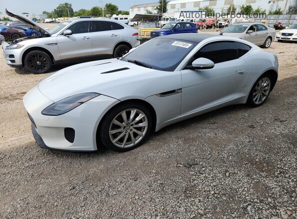 SAJDD1EV7JCK51373 2018 JAGUAR F-TYPE White წინა მარცხენა ხედი სამი მეოთხედიდან