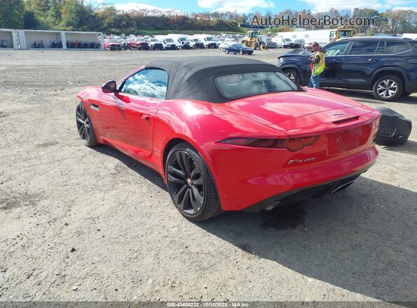 SAJDD5GXXLCK67592 2020 JAGUAR F-TYPE Красный Задняя левая четверть