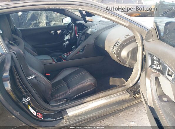 SAJWA6AT5G8K32366 2016 JAGUAR F-TYPE Черный Вид салона спереди