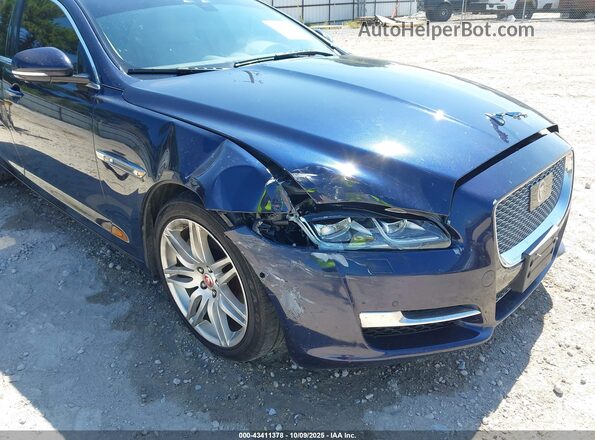 SAJWJ2GD0J8W16846 2018 JAGUAR XJ Blue Widok z przodu
