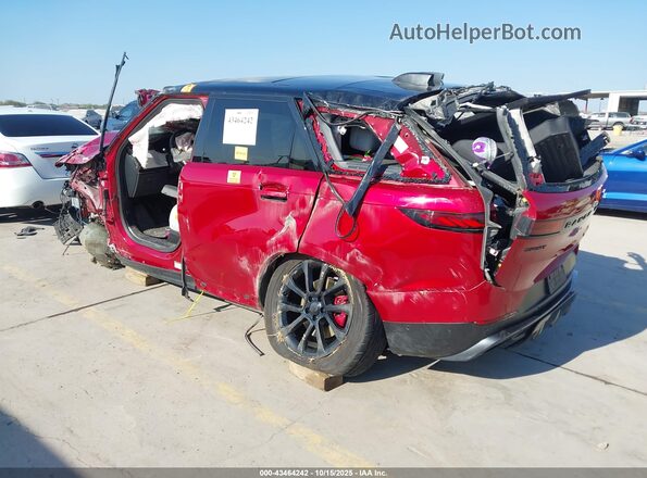 SAL1P9EU4PA112488 2023 LAND ROVER RANGE ROVER SPORT Red Задня ліва чверть