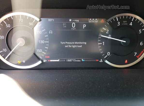 SALCK2FXXLH844214 2020 LAND ROVER DISCOVERY Черный Вид щитка приборов
