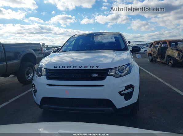 SALCP2BGXHH636641 2017 LAND ROVER DISCOVERY SPORT White Вид щитка приладів