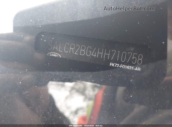 SALCR2BG4HH710758 2017 LAND ROVER DISCOVERY SPORT Синий 