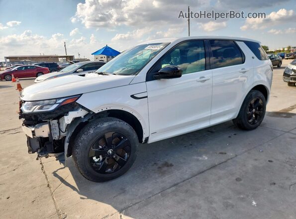 SALCT2FX2LH833799 2020 LAND ROVER DISCOVERY White Vista tres cuartos delantera izquierda