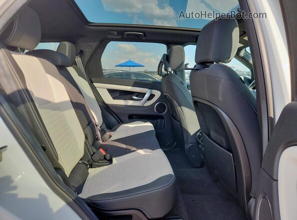 SALCT2FX2LH833799 2020 LAND ROVER DISCOVERY White Vista interior trasera