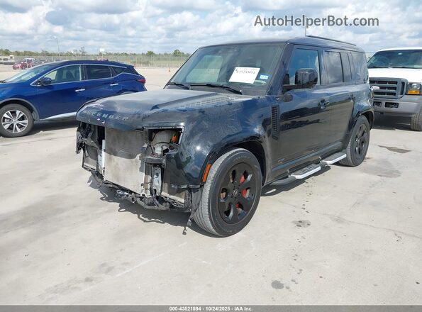 SALEX7EU1P2186354 2023 LAND ROVER DEFENDER Black Առջևի ձախ երեք քառորդ տեսարան