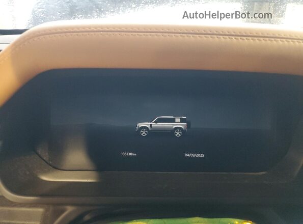 SALEX7EU6R2257745 2024 LAND ROVER DEFENDER Серый Вид щитка приборов