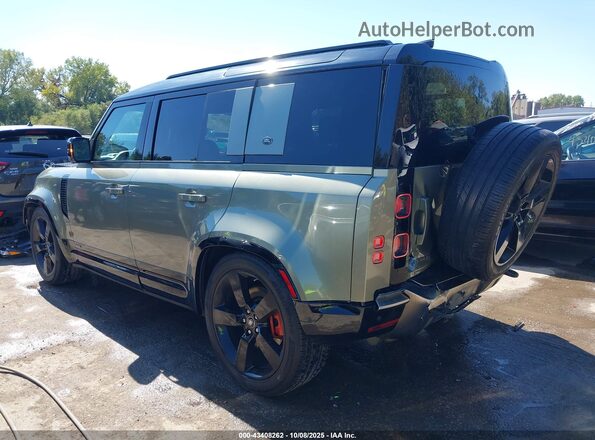 SALEX7RU6M2038691 2021 LAND ROVER DEFENDER Зеленый Задняя левая четверть