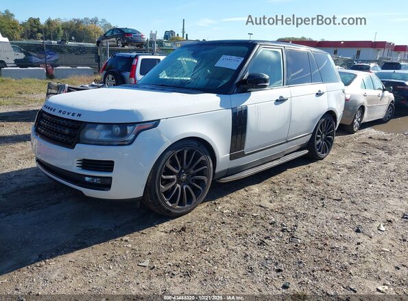SALGS2FE5HA336720 2017 LAND ROVER RANGE ROVER White Przód lewy